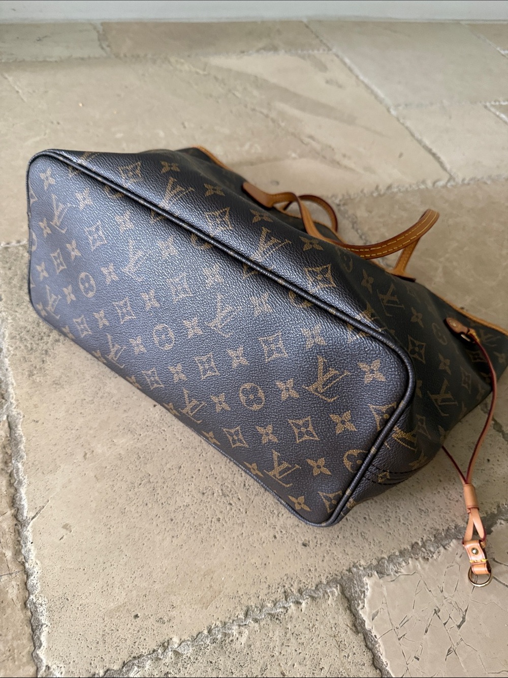 Vintage Louis Vuitton neverfull GM brown Monogram Canvas Tote large preowned - Picture 7 of 17
